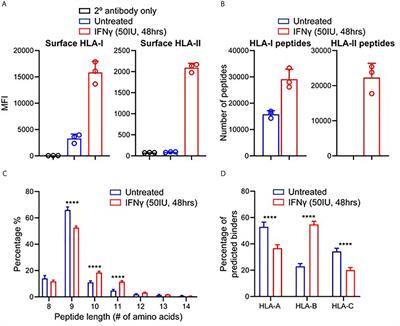 IFNγ Modulates the Immunopeptidome of Triple Negative Breast Cancer Cells by Enhancing and Diversifying Antigen Processing and Presentation